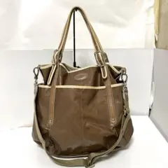 美品】 ゼスフィーノ 姫路レザー トートバッグ ショルダーバッグ 2way 