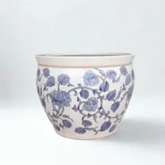 水鉢 洋蓮青 Φ40cm 和モダン ガーデン メダカ鉢 睡蓮鉢 661-578 - メルカリ