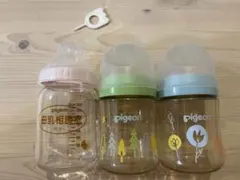 値下げ！ピジョン哺乳瓶3本 160ml母乳実感母乳相談室　授乳ベビープラスチック