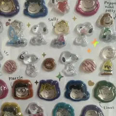 ボンボンドロップシールミニスヌーピー