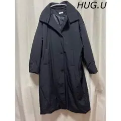 HUG.U ハグユー アウター 中綿 ロングコート ブラック 黒 レディース