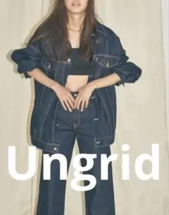 【美品】Ungrid ビッグシルエットデニムジャケット