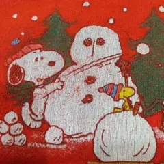 SNOOPY Tシャツ M 赤