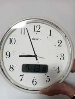 SEIKO 掛時計 デジタルカレンダー付のサムネイル