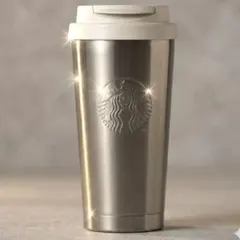 スターバックス【未使用】ステンレス TOGOロゴカップタンブラー メタリック