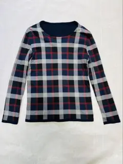 ブルーレーベルクレストブリッジ グレー ニット重ね着シャツ - メルカリ
