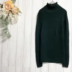 訳あり❗️【無印良品】高級ウール100% タートルネック ニット/定番 ノームコア