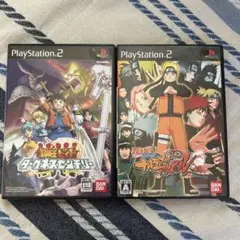 PS2 NARUTO-ナルト- 疾風伝 ナルティメットアクセル、冒険王ビィト