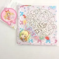 アイカツ ♥ 星宮いちご 　ハンカチ・チャーム・缶バッチ