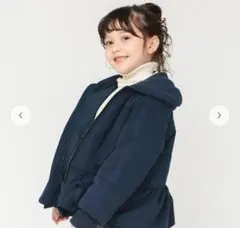 branshes ネイビー　ダウンコート 150cm