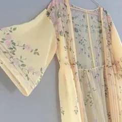 MERCURYDUO♡花柄シアーロングガウンのサムネイル