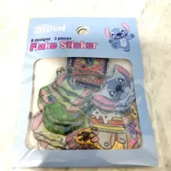 スティッチ　フレークステッカー　フレークシール　ぷっくり　立体シール