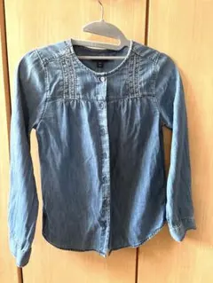 GapKids デニム ボタンアップシャツ Ｌ
