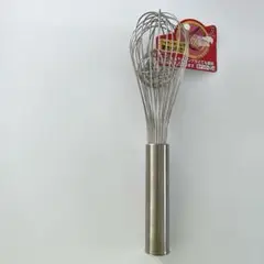 泡だて器 25cm 18-8ステンレス製 ダブルアクションホイッパー