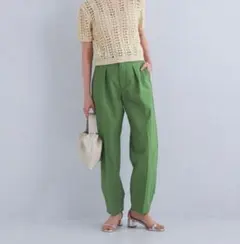 green label relaxingカーヴィ パンツ（グリーン）SHのサムネイル