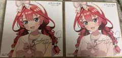 五等分の花嫁 カードゲーム ごとカド お祭り騒ぎの日常 ミニ色紙 三玖