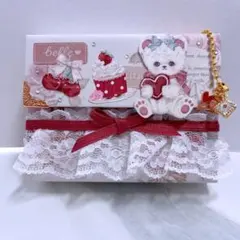 蛇腹ファイル おすそ分け ハンドメイド チェーン付き374番