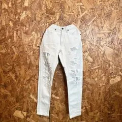 Ungrid アングリッド デニムパンツ ストライプ ヒッコリー S〜M