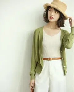 SAISON DE PAPILLON ニットカーディガン M/L/XLのサムネイル