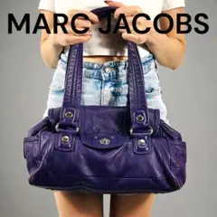 Marc by marc Jacobs レザー ショルダーバッグ パープル