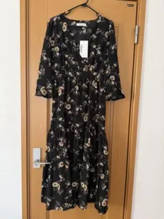 fifth edit sheen フラワープリント カシュクールワンピース 新品