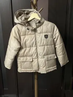 COMME CA ISM ベージュダウンコート 140A