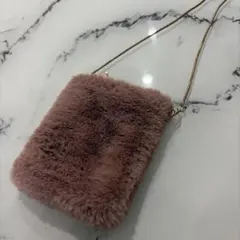 ショルダーバッグ ミニ ファー チェーン