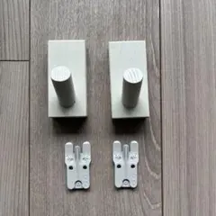 無印良品　壁に　ホワイトウッド ウォールフック