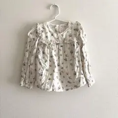 ザラベビー◎花柄ブラウス