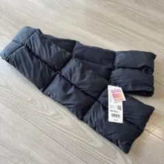 ユニクロ ヒートテックライニングパテッドマフラー 黒 タグ付き新品未使用