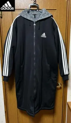 K@様専用 【美品】adidas フード付き ロングベンチコート