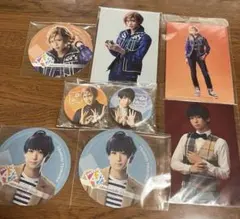 エーステ A3! 摂津万里 月岡紬 缶バッジ ブロマイド コースター 8点セット