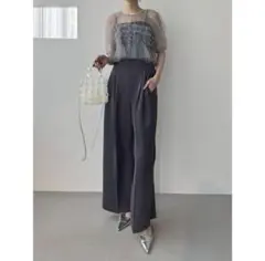 【美品】FRAY I.D チュールブラウスセットコンビネゾン　Sサイズ