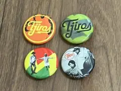 T字路's 缶バッジ 4個セット RISINGSUN ライジングサン