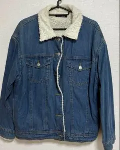ボア デニムジャケット