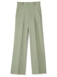 SG18 GRL センタープレスストレートパンツ[gm287]オリーブ