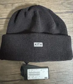 KITH ニットキャップ ブラック　BOX logoのサムネイル