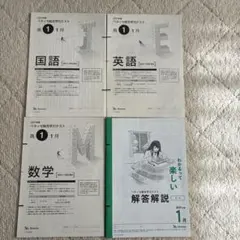 ベネッセ総合学力テスト　2021年度 高1 1月　3教科　進研模試