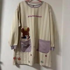 くまのがっこう　the bear's school エプロン　学研　保育