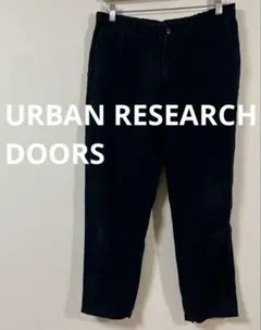 アーバンリサーチドアーズ　リネントラウザー パンツ　サイズ40 ネイビー　麻混のサムネイル
