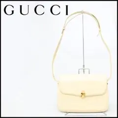□ a2822 【グッチ】 オールドグッチ クレスト ショルダーバッグ 