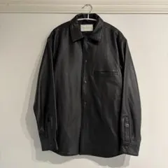 nano universe 黒レザージャケット M