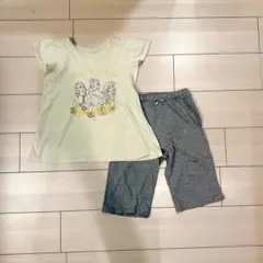 【GU】パジャマ 140 女の子 ルームウェア 美女と野獣 ディズニー
