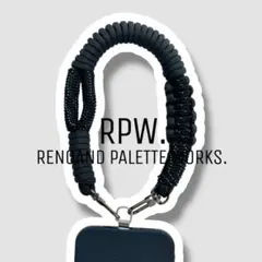 【0111】パラコード ハンドストラップ スマホストラップ ブラック