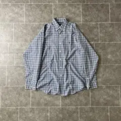Ralph laurne ラルフローレン BD チェック柄 シャツ ブルー 長袖