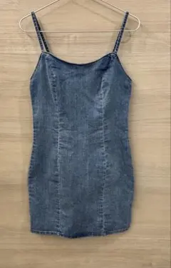 h&m デニム　サロペットスカート　ワンピース