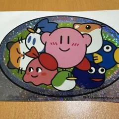 헤세이 레트로 별의 커비 ホログラムステッカー 별의 커비 물개