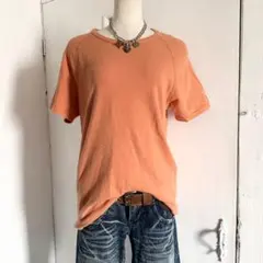 HR MARKET Tシャツ 半袖 オレンジ 無地 4 聖林公司 日本製のサムネイル