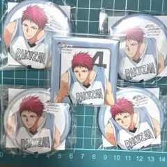 黒子のバスケ J-world 缶バッジ　セット　赤司征十郎 洛山ユニフォーム