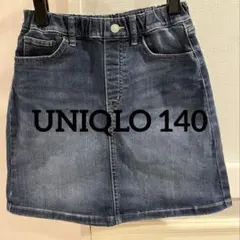 デニムスカート　ユニクロ　140
